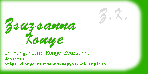 zsuzsanna konye business card